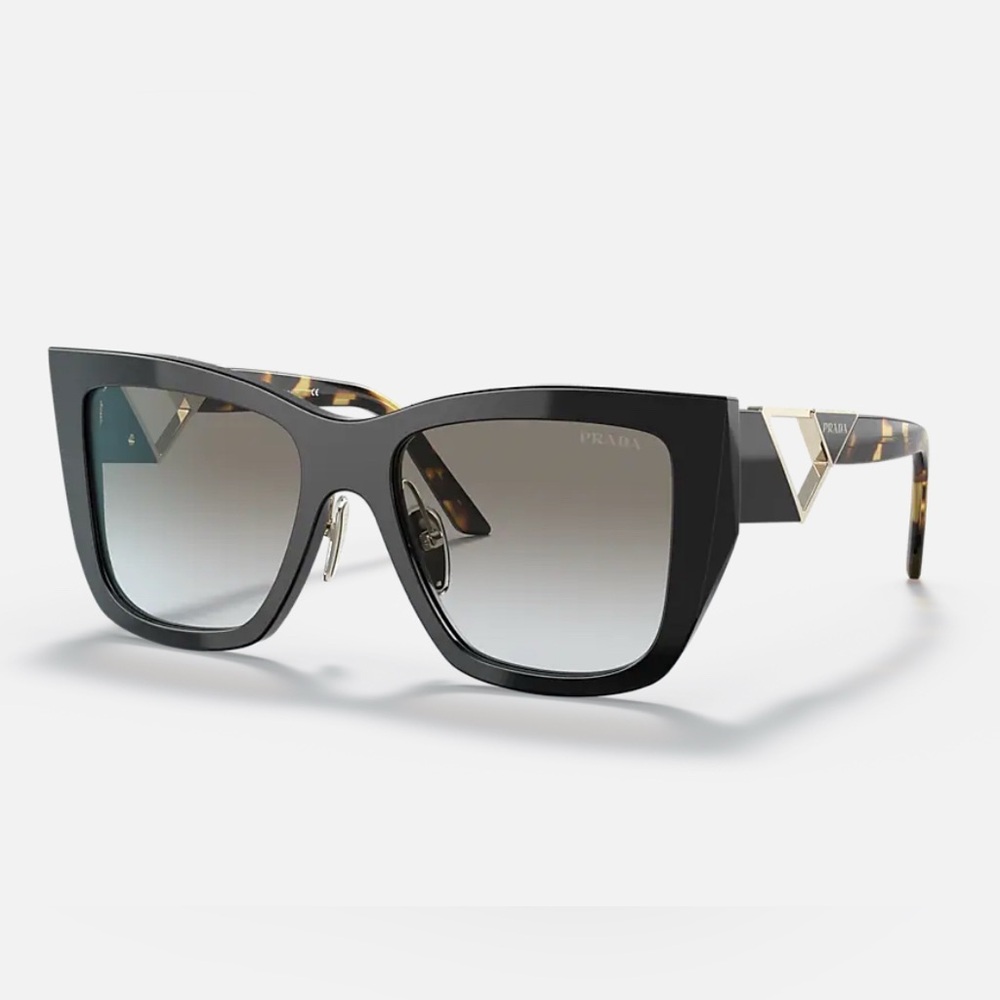 Classic PRADA Black & Tortoise Sunglasses | EUC | PR 21YS